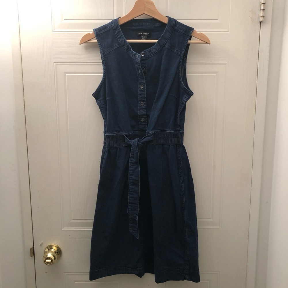 Joe Fresh Denim Sleeveless Dress